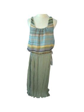 Blu Pepper | Dresses | Stripe Crochet Knit Midi Dress | Poshmark